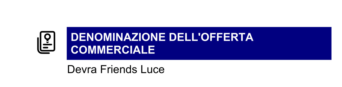 Nome commerciale dell'offerta sottoscritta